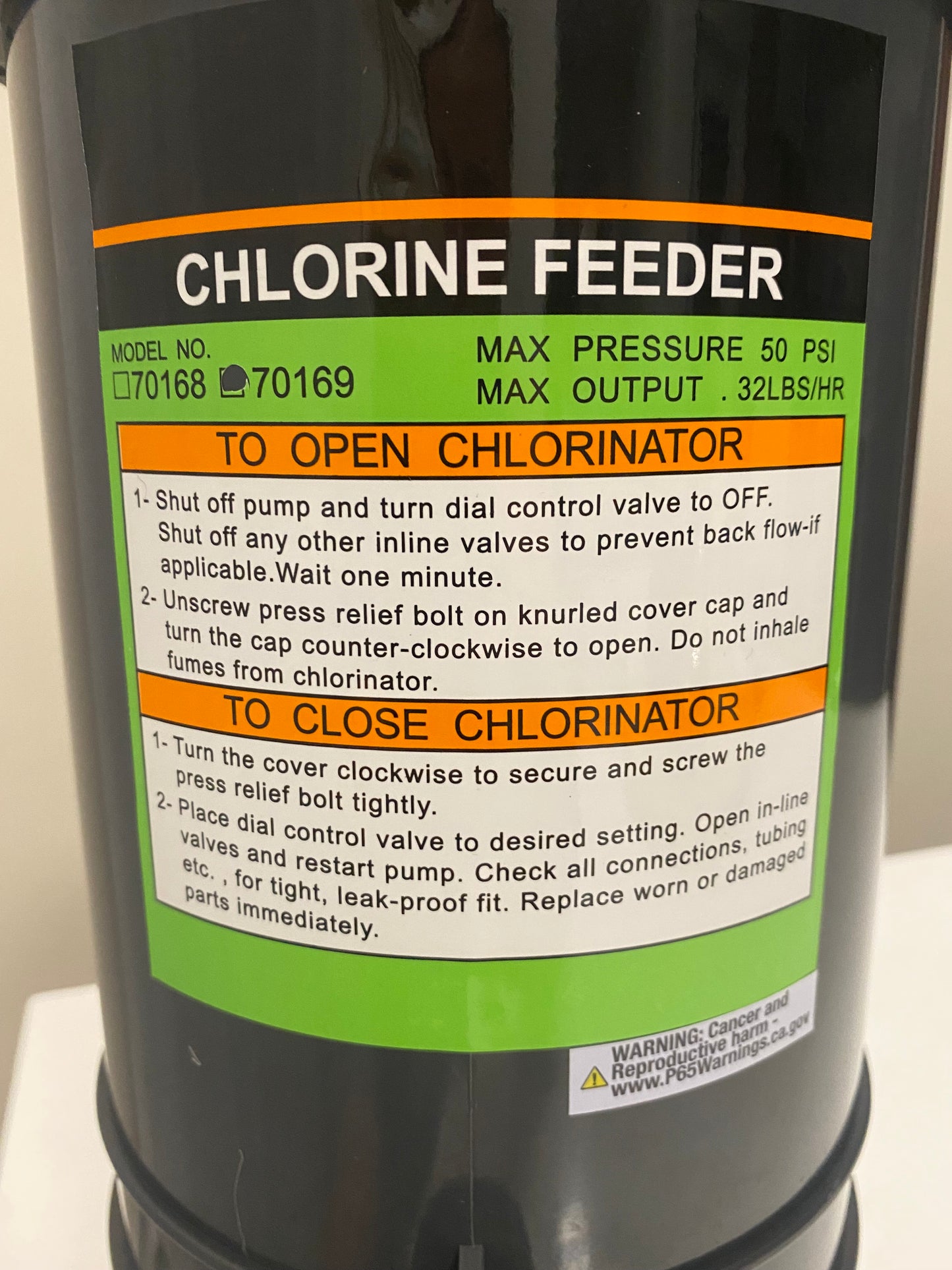 Chlorinator line Feeder 2 pulgadas